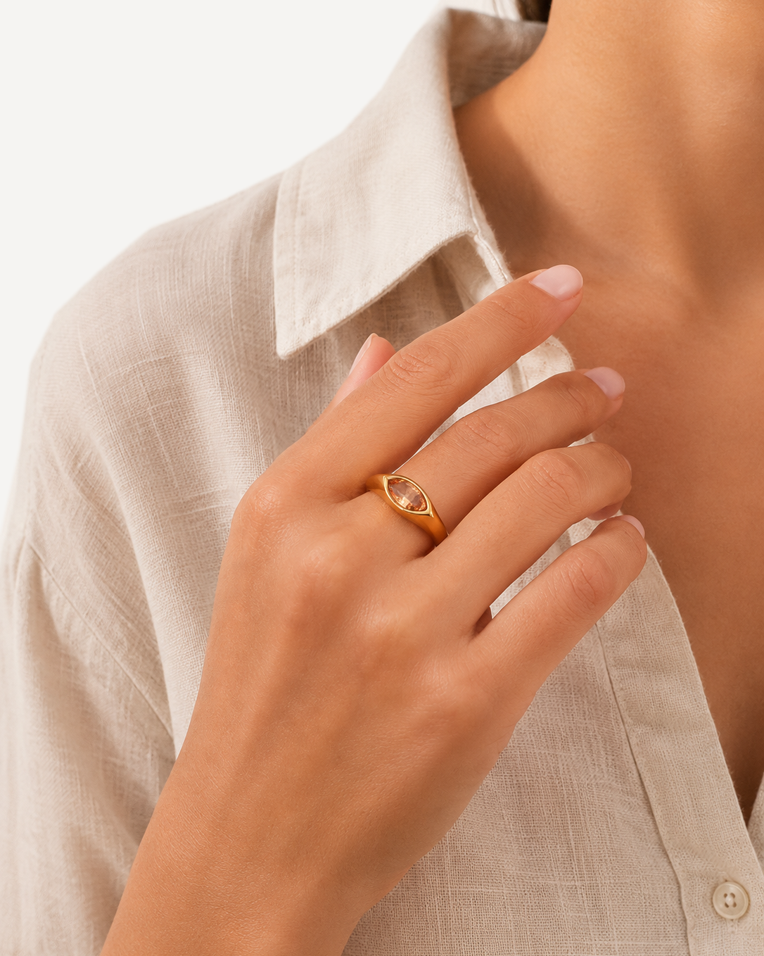Anillo Amber Gold