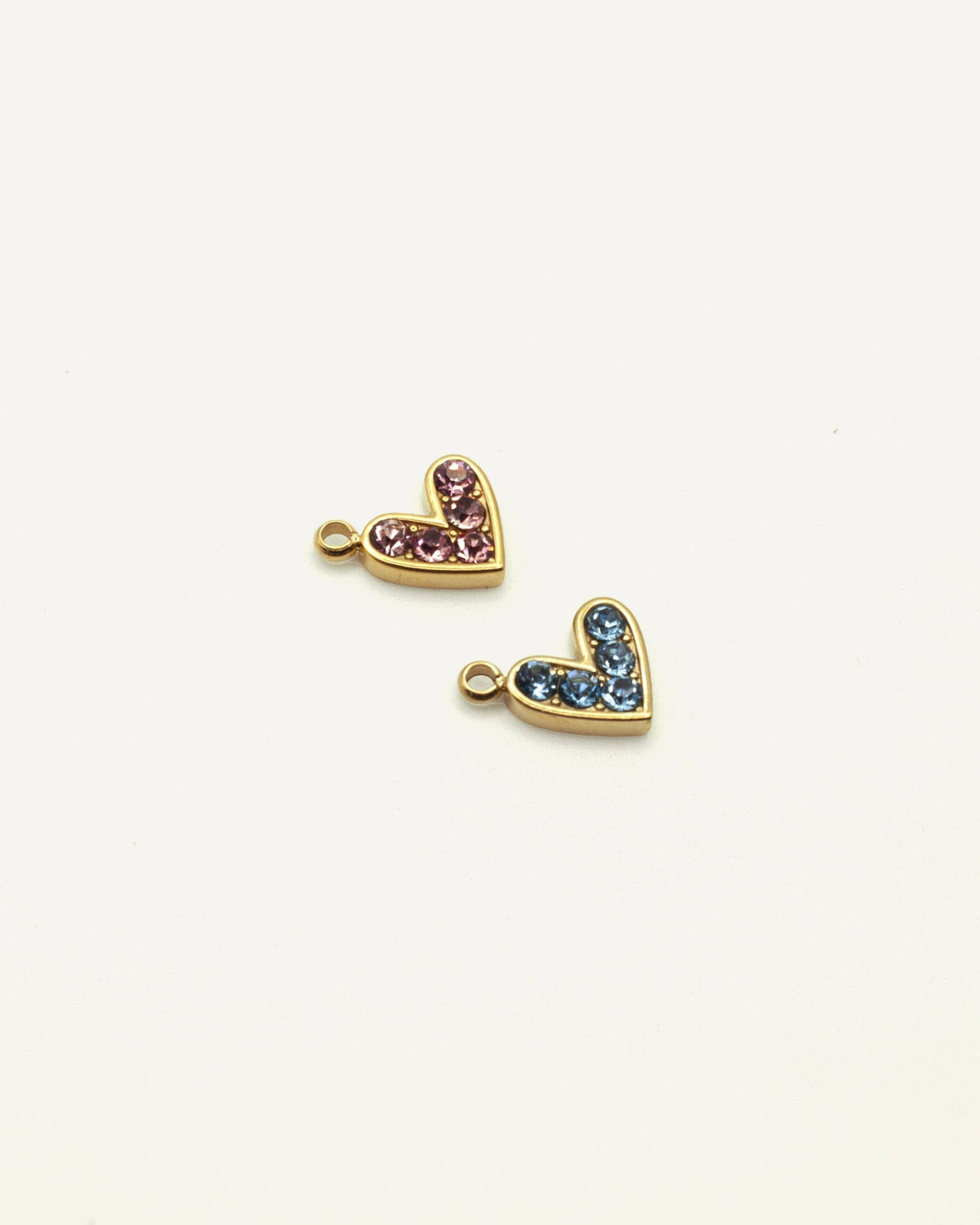 Charm Corazón Rosa Gold