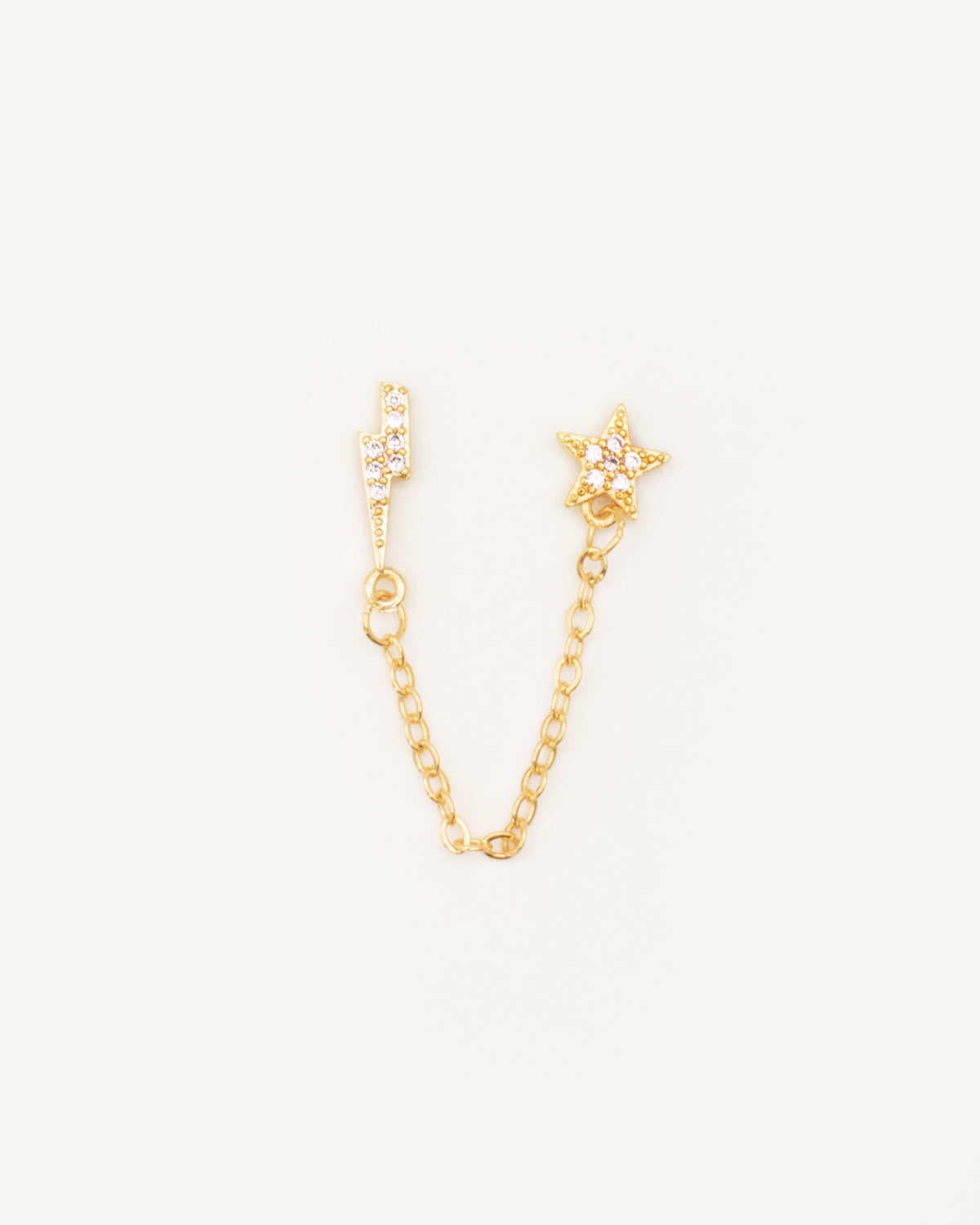 Mini Pendiente Cadena Bowie Gold