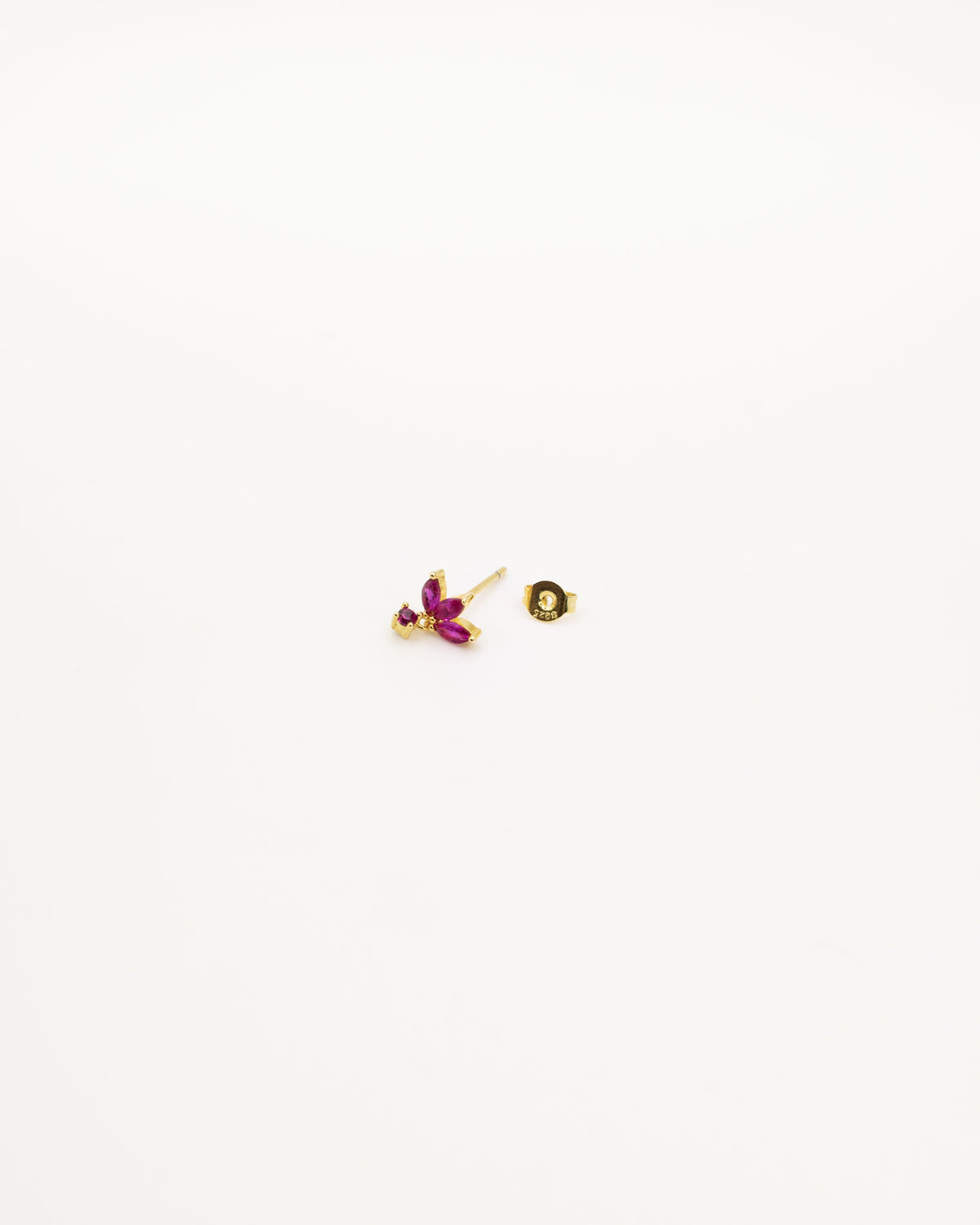 Mini Pendiente Lilith Fucsia Gold