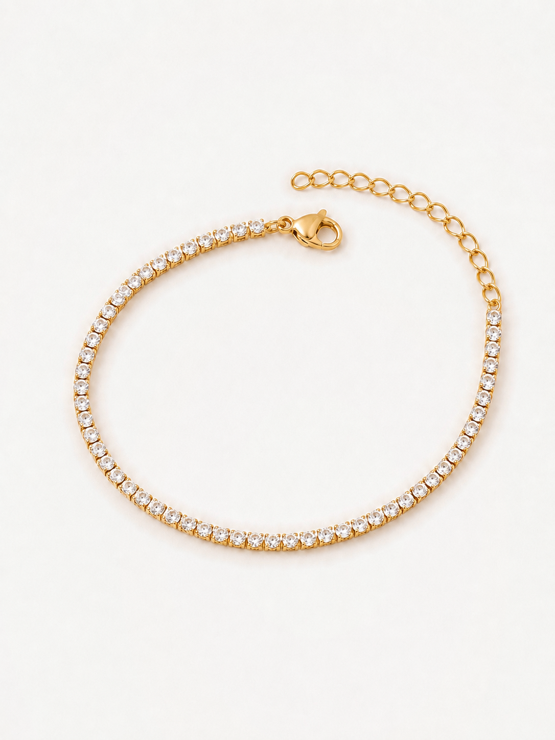 Pulsera Tennis Gold