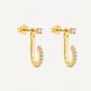 Pendiente Kaia Blanco Gold
