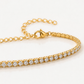 Pulsera Tennis Gold