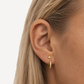 Pendiente Kaia Blanco Gold