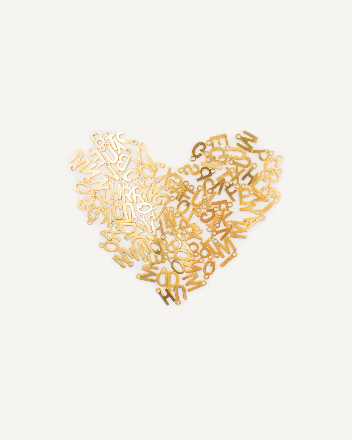 Charm Letra Gold