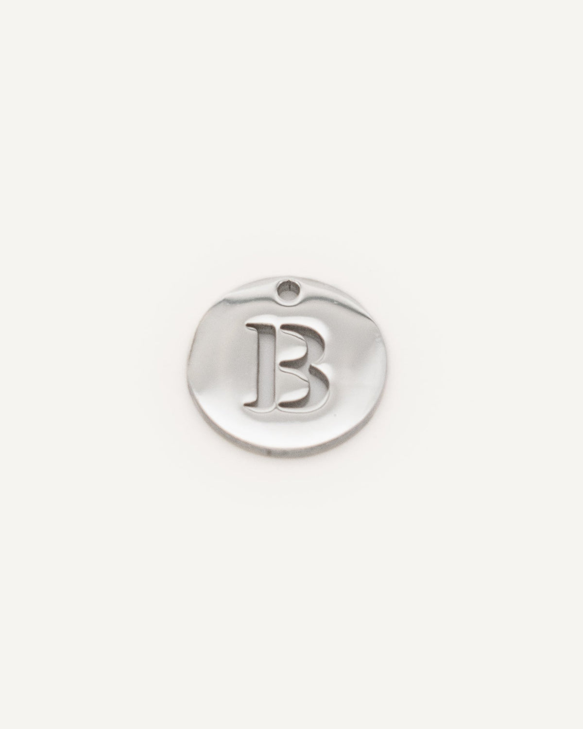 Charm Medalla Letra Silver
