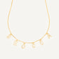 Charm Letra circonitas Gold
