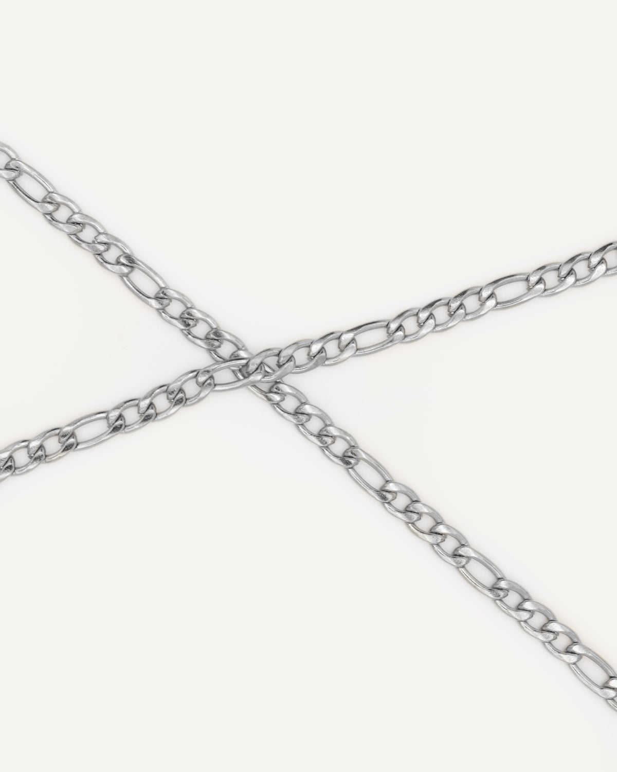 Cadena Fígaro 45 Silver