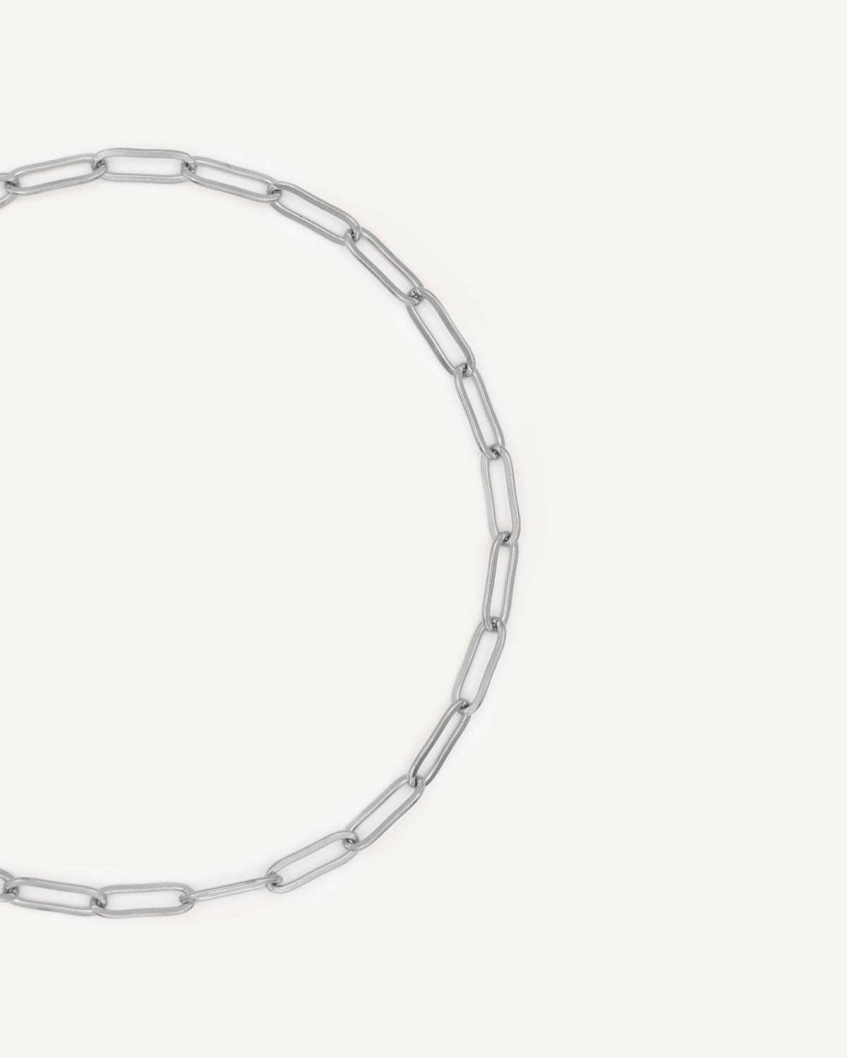 Cadena Eslabones 4mm 45 Silver