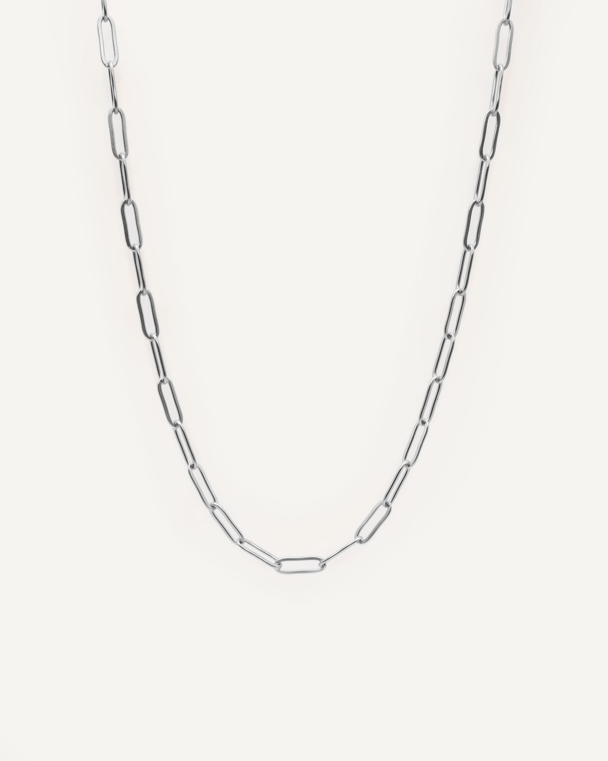 Cadena Eslabones 4mm 45 Silver