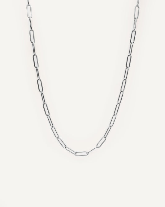 Cadena Eslabones 4mm 45 Silver
