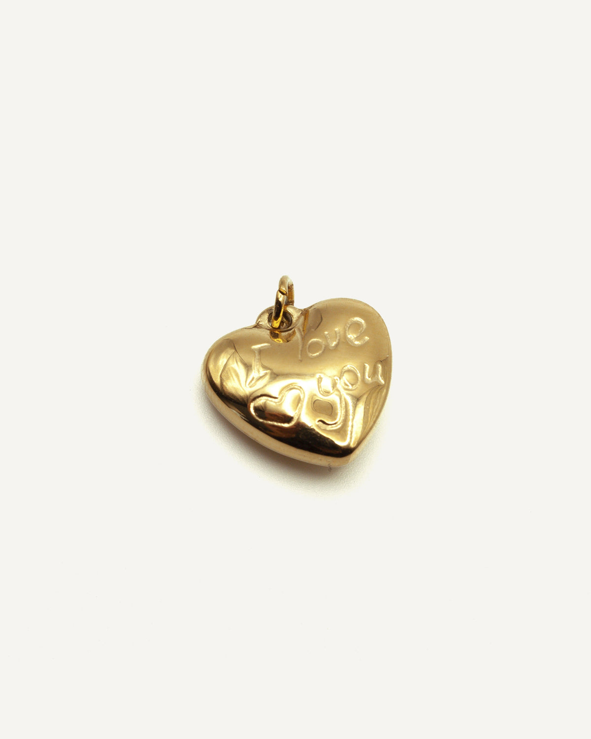 Charm I Love You Gold