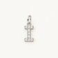 Inicial I con circonitas Silver BEOCCA