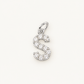 Inicial S con circonitas Silver BEOCCA