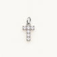 Inicial T con circonitas Silver BEOCCA