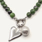 Charm Corazón Chunky Silver