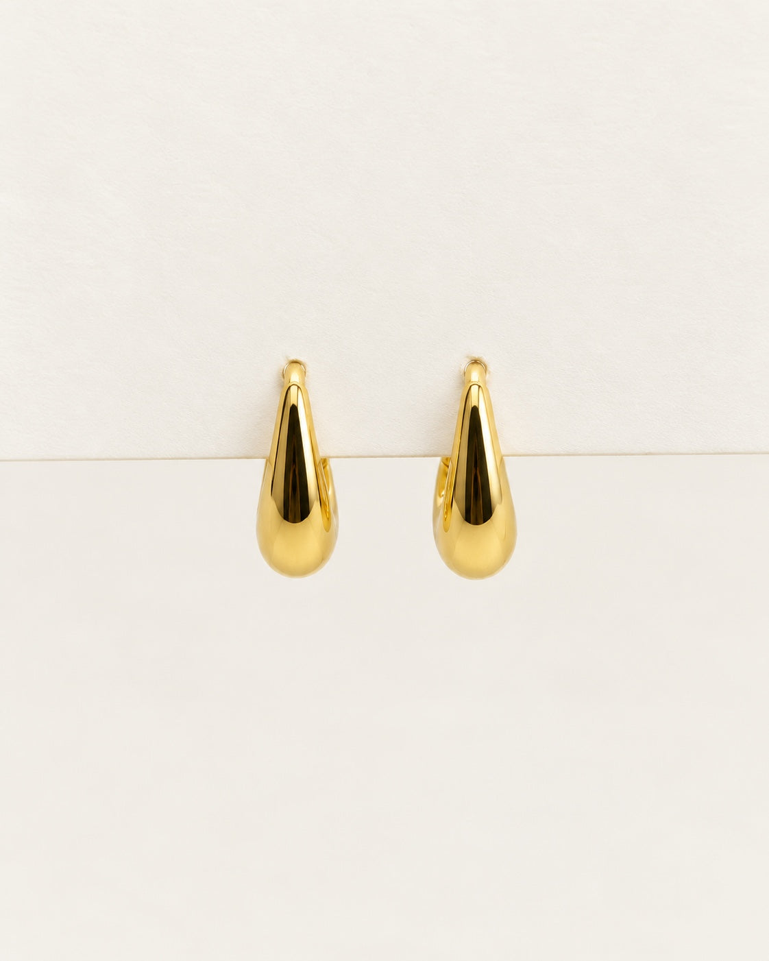 Pendientes Drop Gold de frente