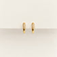 Pendientes Lumi Gold de frente