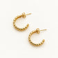 Vista posterior Pendientes Siena Gold
