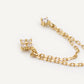 Mini Pendiente Cadena Crystal Gold