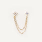Mini Pendiente Cadena Crystal Gold