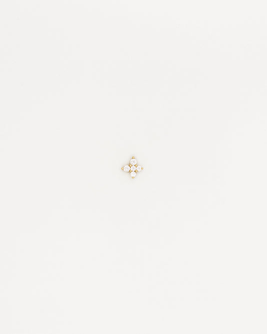 Mini Pendiente Cross Gold