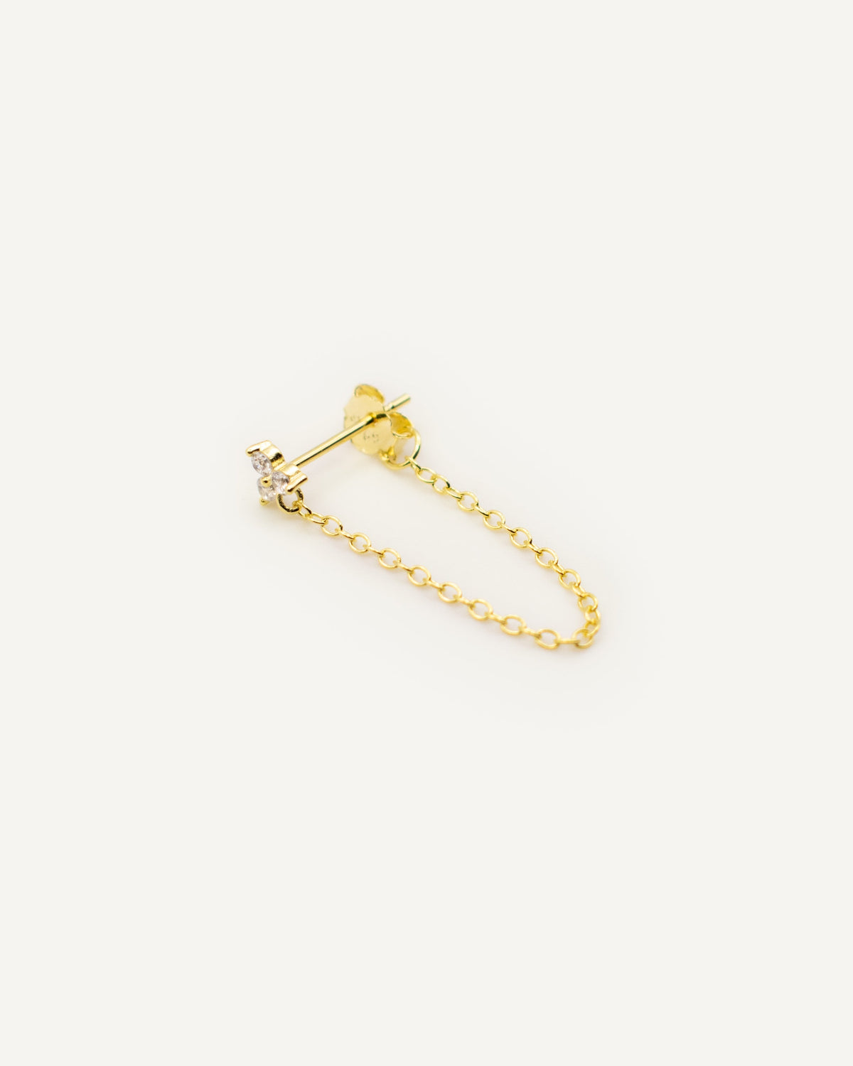 Mini Pendiente Cadena Tri Gold