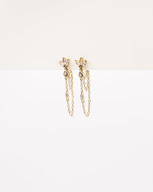 Mini Pendiente Cadena Venus Gold