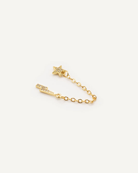 Mini Pendiente Cadena Bowie Gold