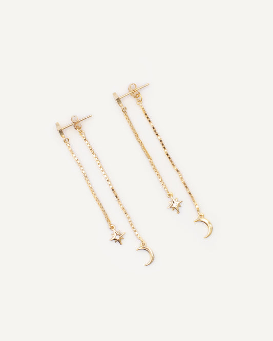Pendiente Cadena Ziggy Gold