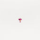 Mini Pendiente Lilith Fucsia Gold