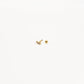 Mini Pendiente Curve Lila Gold